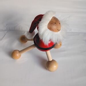 Wooden Santa Push Toy